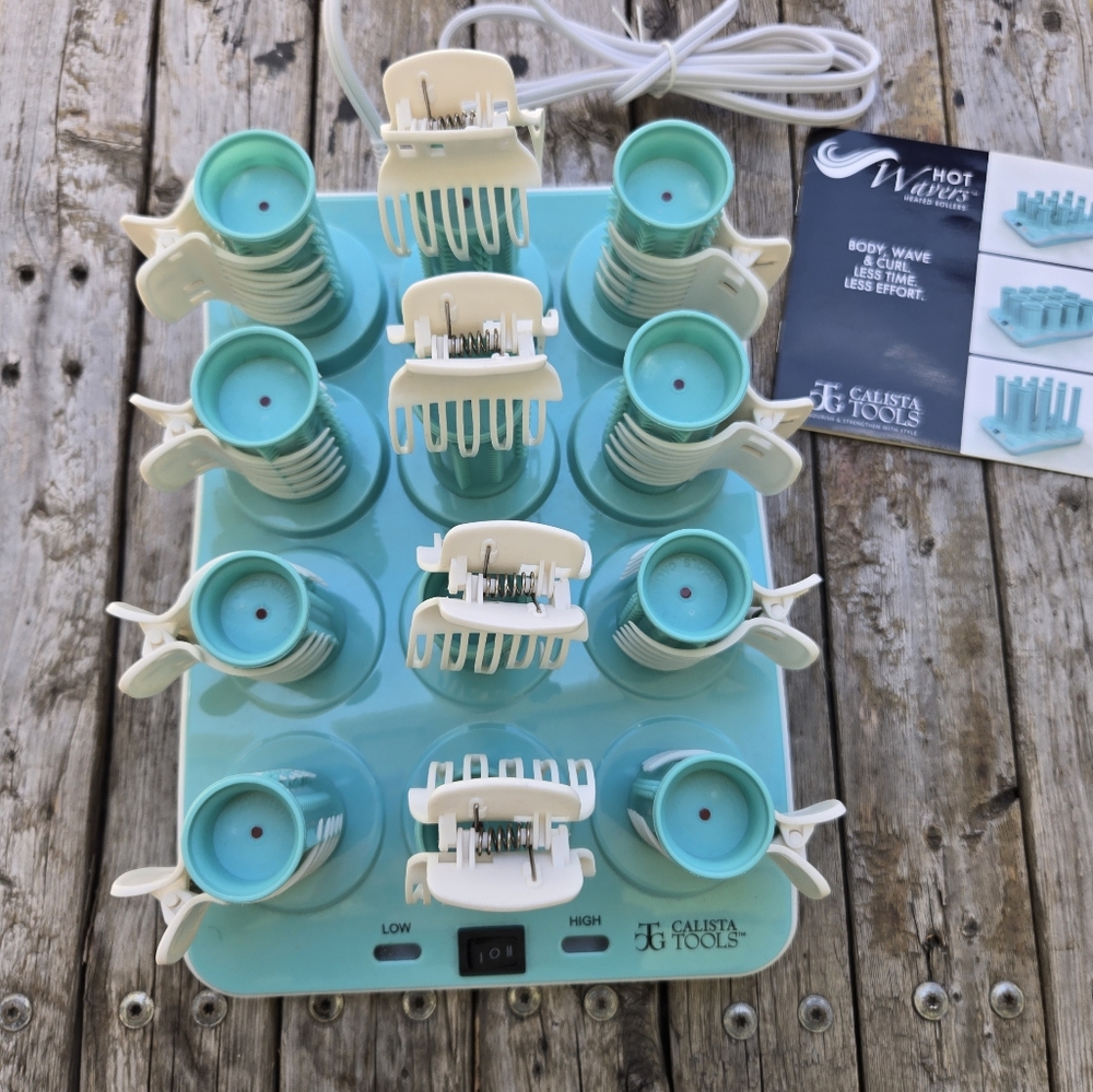 Aqua Hair Rollers